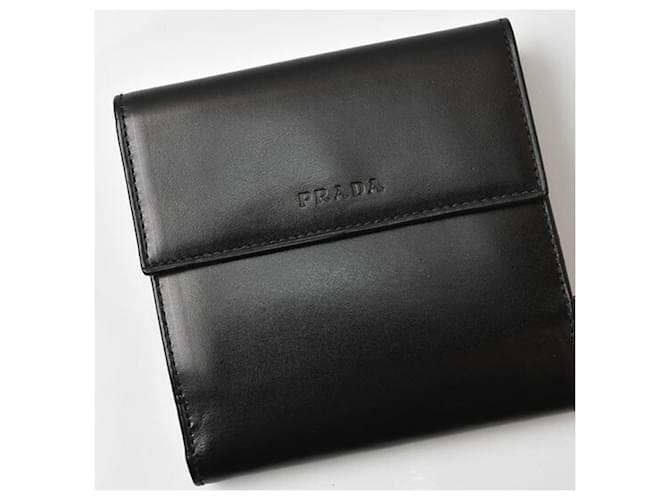 Prada Tri-fold Wallet in Schwarz - Ansicht 3