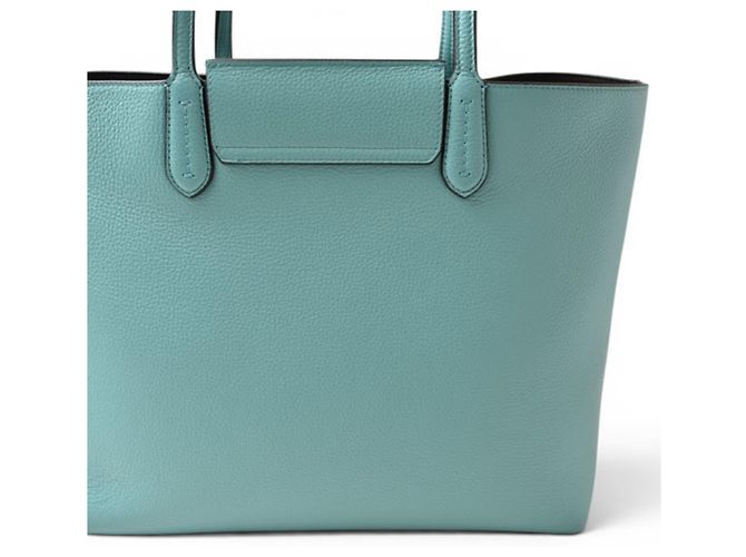 Salvatore Ferragamo Tote Bag aus hellblauem Leder - Ansicht 6