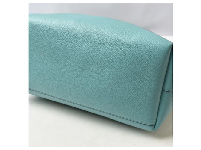 Salvatore Ferragamo Tote Bag aus hellblauem Leder - Ansicht 7