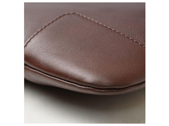 Borsa a tracolla in pelle marrone Loewe - vista 6