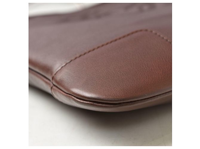 Borsa a tracolla in pelle marrone Loewe - vista 7