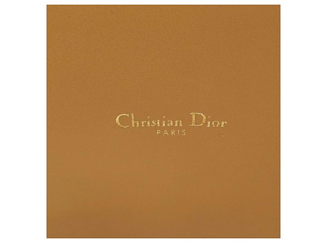 Cinturón Christian Dior Maxi Doble Hebilla Dorada de Cuero Castaño - vista 5