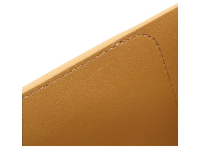 Cinturón Christian Dior Maxi Doble Hebilla Dorada de Cuero Castaño - vista 7