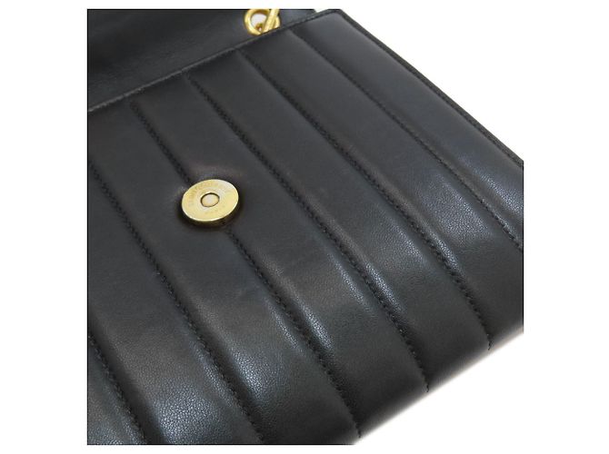 Borsa a Spalla con Catena Saint Laurent Nero - vista 10