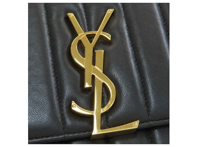 Borsa a Spalla con Catena Saint Laurent Nero - vista 13