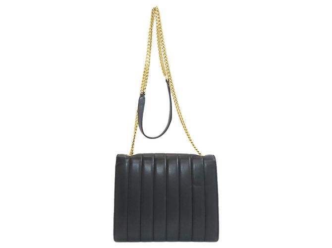Borsa a Spalla con Catena Saint Laurent Nero - vista 2