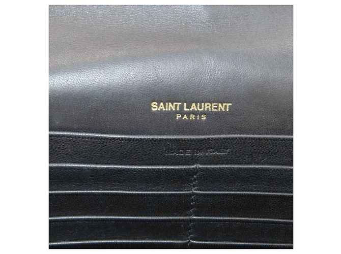 Borsa a Spalla con Catena Saint Laurent Nero - vista 6