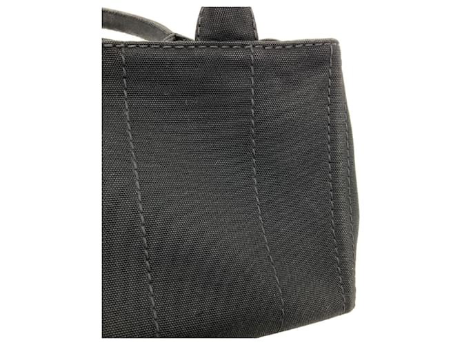 Borsa Prada Canapa Mini 2-Way Nero - vista 14