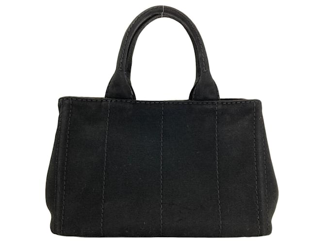 Borsa Prada Canapa Mini 2-Way Nero - vista 2
