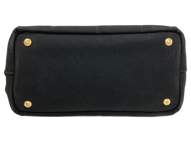 Borsa Prada Canapa Mini 2-Way Nero - vista 4