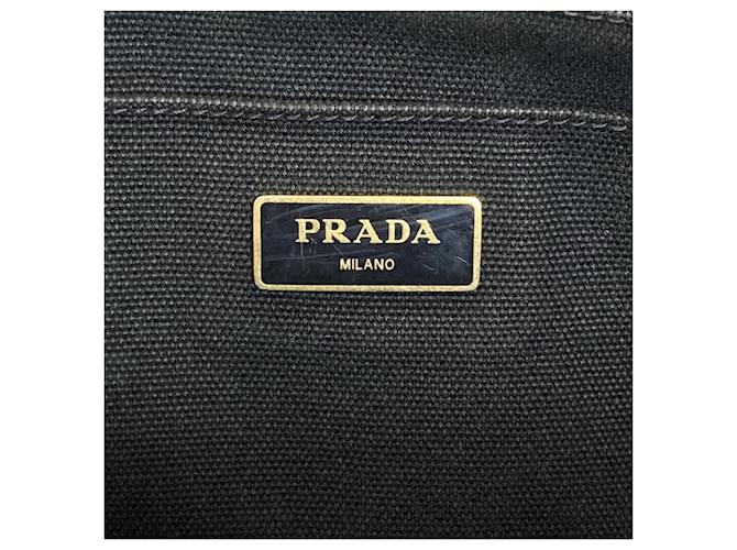 Borsa Prada Canapa Mini 2-Way Nero - vista 6