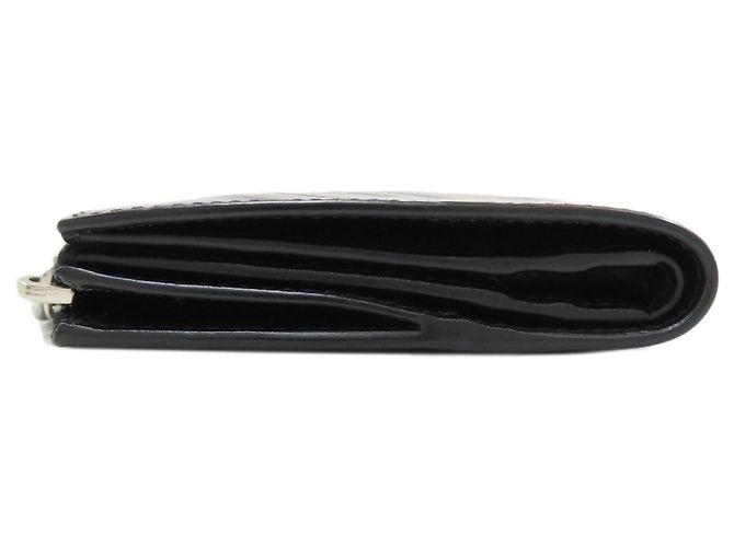 Cartera de cuero con relieve de doble pliegue Prada para mujer Negro - vista 3