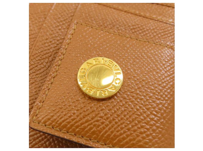 Bulgari Cartera de cuero plegable Bvlgari para mujer Castaño - vista 10