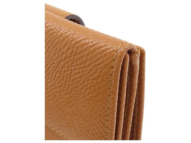 Bulgari Cartera de cuero plegable Bvlgari para mujer Castaño - vista 12