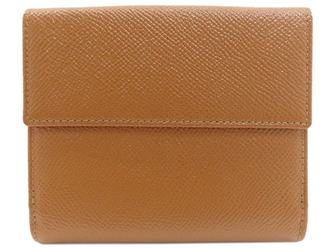 Bulgari Cartera de cuero plegable Bvlgari para mujer Castaño - vista 2