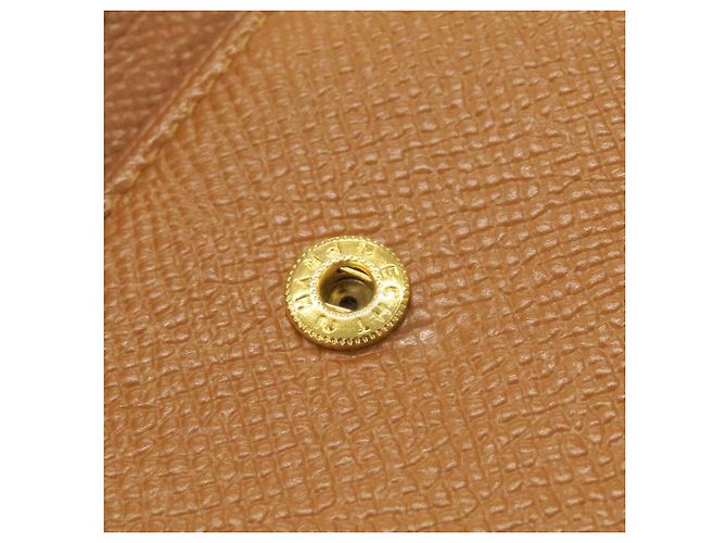 Bulgari Cartera de cuero plegable Bvlgari para mujer Castaño - vista 9