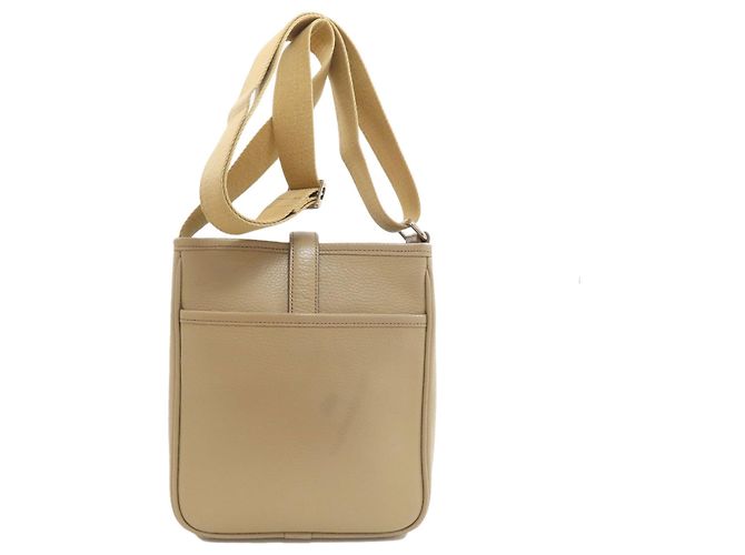 Borsa a Spalla Burberry Logo Beige - vista 2