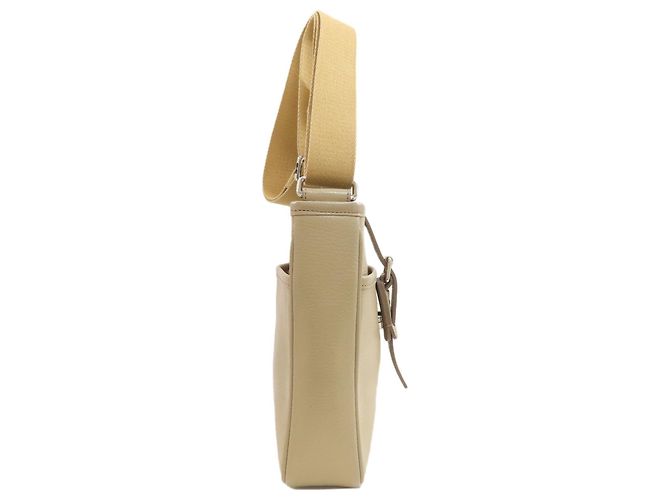 Borsa a Spalla Burberry Logo Beige - vista 3