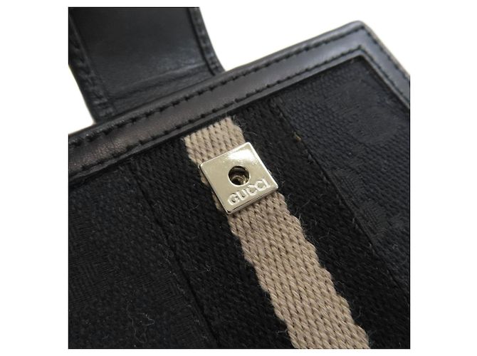 Gucci Sherry Line Bi-fold Wallet Schwarz - Ansicht 13