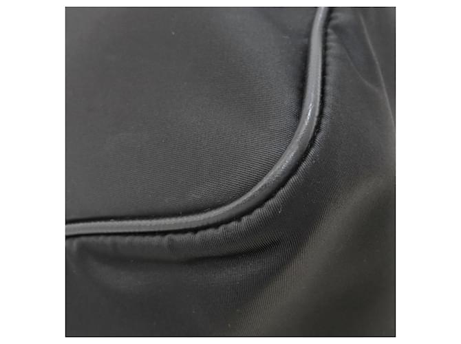 Borsa a tracolla in nylon nero Prada - vista 18