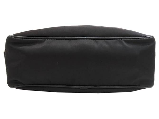 Borsa a tracolla in nylon nero Prada - vista 4