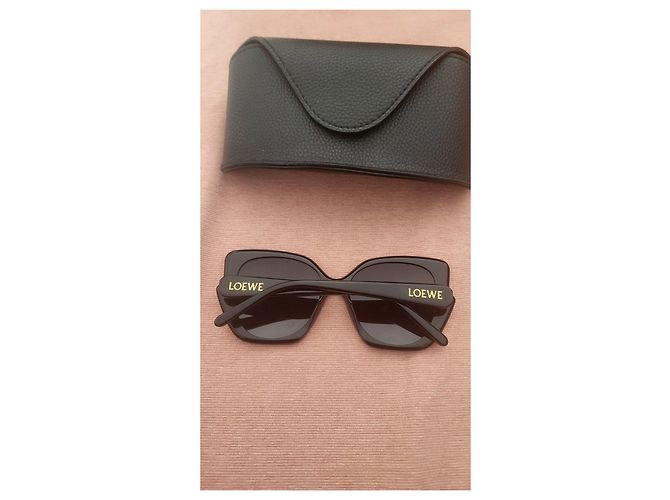 Gafas de sol Loewe negras Negro - vista 4