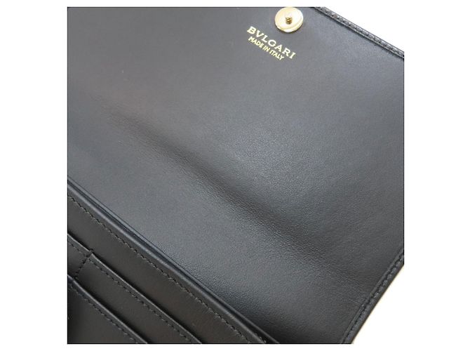 Bulgari Cartera larga de piel Bvlgari Bvlgari Negro - vista 10
