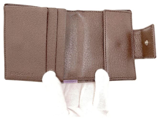 Bulgari Bvlgari Logomania Bi-fold Wallet Braun - Ansicht 4