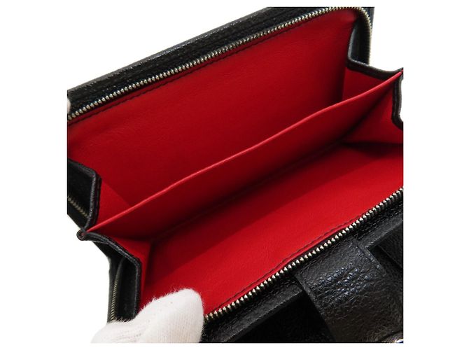 Bulgari Bvlgari Bvlgari Leder-Langgeldbörse Schwarz - Ansicht 6