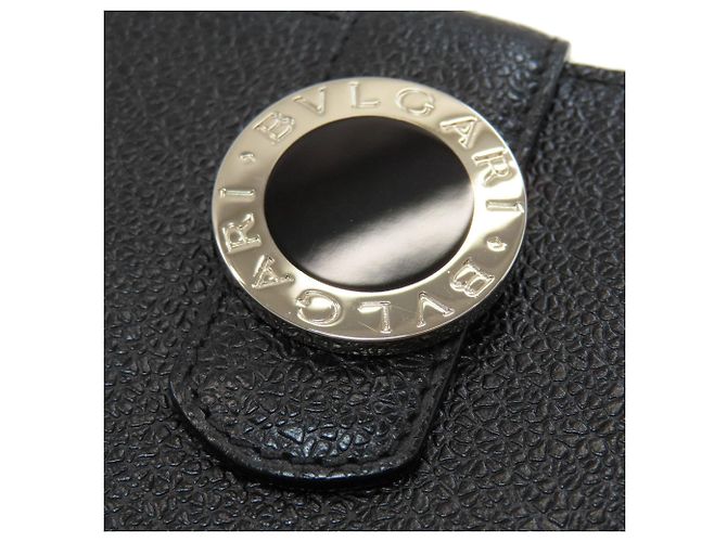 Bulgari Bvlgari Bvlgari Leder-Langgeldbörse Schwarz - Ansicht 7