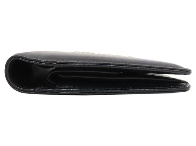 Cartera larga de cuero Chanel Coco Mark negra Negro - vista 3