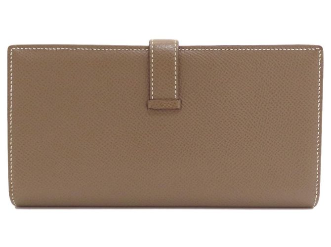 Hermès Bearn Soufflé Long Wallet Taupe - Ansicht 2