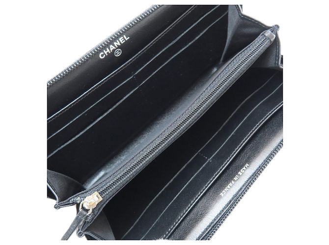 Chanel Coco Mark Long Wallet Schwarz - Ansicht 4