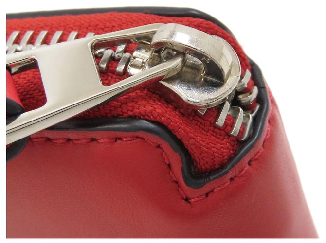 Loewe Anagram Leder-Bifold-Geldbörse Rot - Ansicht 14