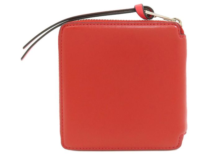 Loewe Anagram Leder-Bifold-Geldbörse Rot - Ansicht 2