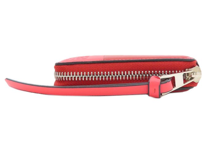 Loewe Anagram Leder-Bifold-Geldbörse Rot - Ansicht 3