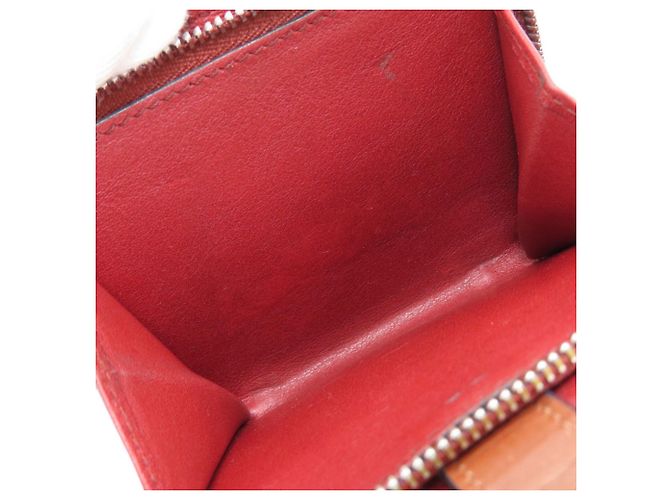Cartera de cuero con cierre de doble pliegue Loewe Anagram para mujer Castaño - vista 11