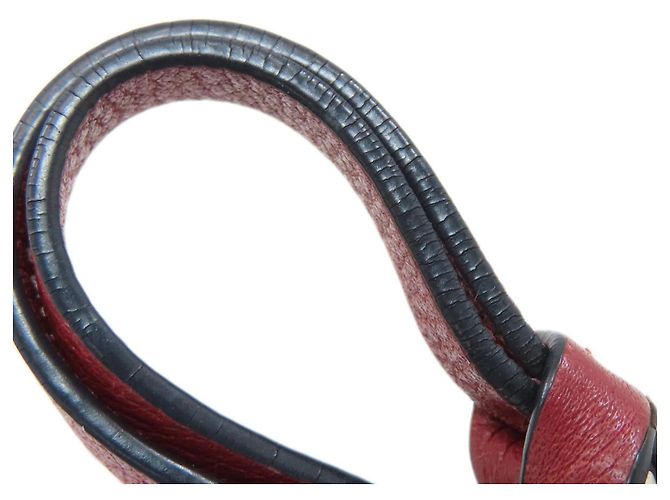 Cartera de cuero con cierre de doble pliegue Loewe Anagram para mujer Castaño - vista 13