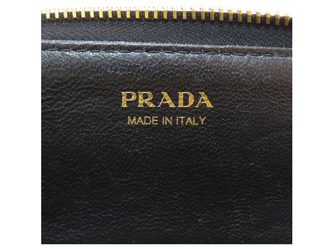 Prada Logo Schlüsselcase aus Saffiano-Leder Schwarz - Ansicht 5
