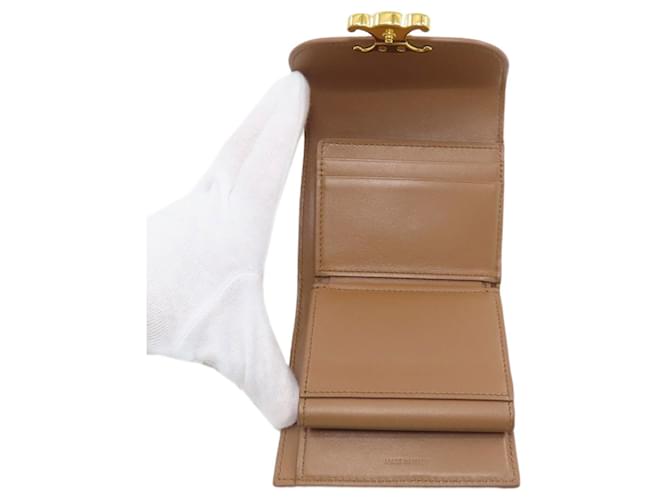Céline Celine Small Flap Wallet Triomphe Braun - Ansicht 4