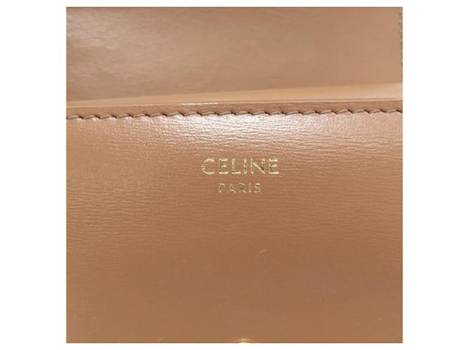 Céline Celine Small Flap Wallet Triomphe Braun - Ansicht 8