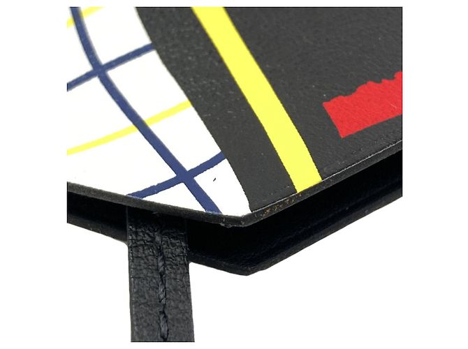 Hermès Colar Clochette Skate Hermes Preto Vermelho Amarelo - vista 6