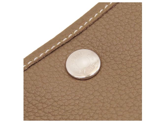 Hermès Borsa Hermes Garden Party TPM Taupe - vista 13