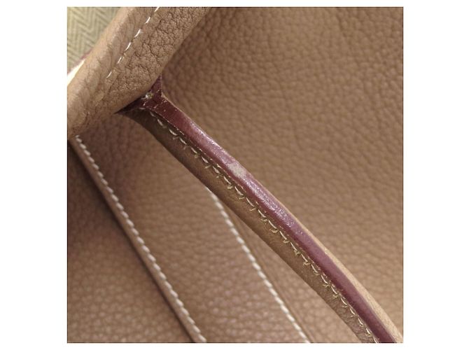 Hermès Borsa Hermes Garden Party TPM Taupe - vista 15