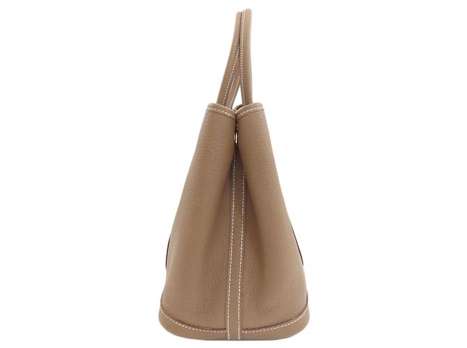 Hermès Borsa Hermes Garden Party TPM Taupe - vista 3