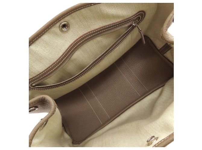 Hermès Borsa Hermes Garden Party TPM Taupe - vista 5