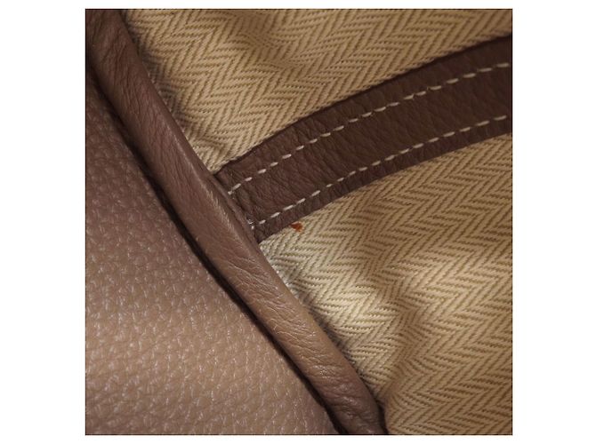 Hermès Borsa Hermes Garden Party TPM Taupe - vista 9