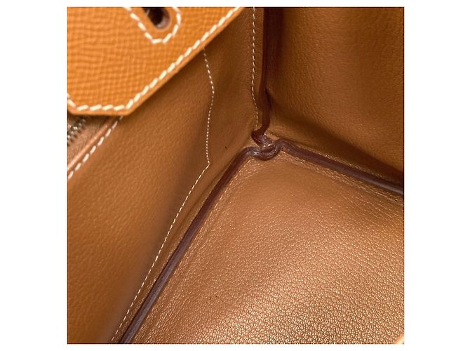Hermès Borsa Hermes Birkin 30 in Gold D'oro - vista 10