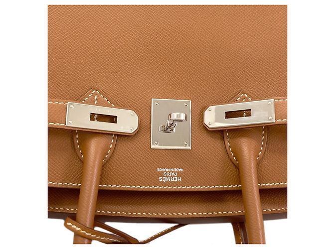 Hermès Borsa Hermes Birkin 30 in Gold D'oro - vista 19