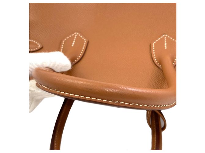 Hermès Borsa Hermes Birkin 30 in Gold D'oro - vista 21